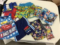Boys 2T swim shorts, outfit, toddler briefs and