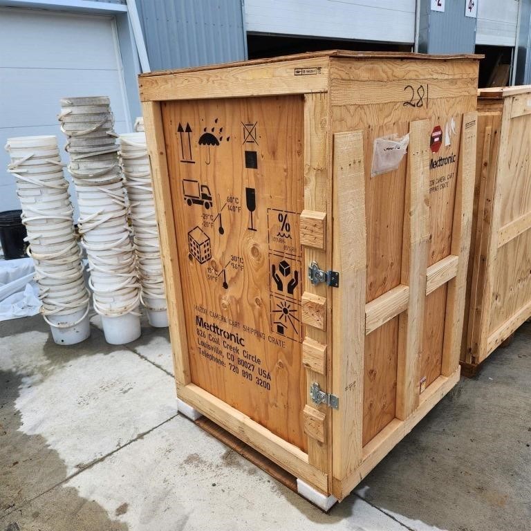 40" x 38" x 63"H Shipping Container