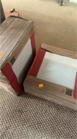 2 boxes of tile flooring
