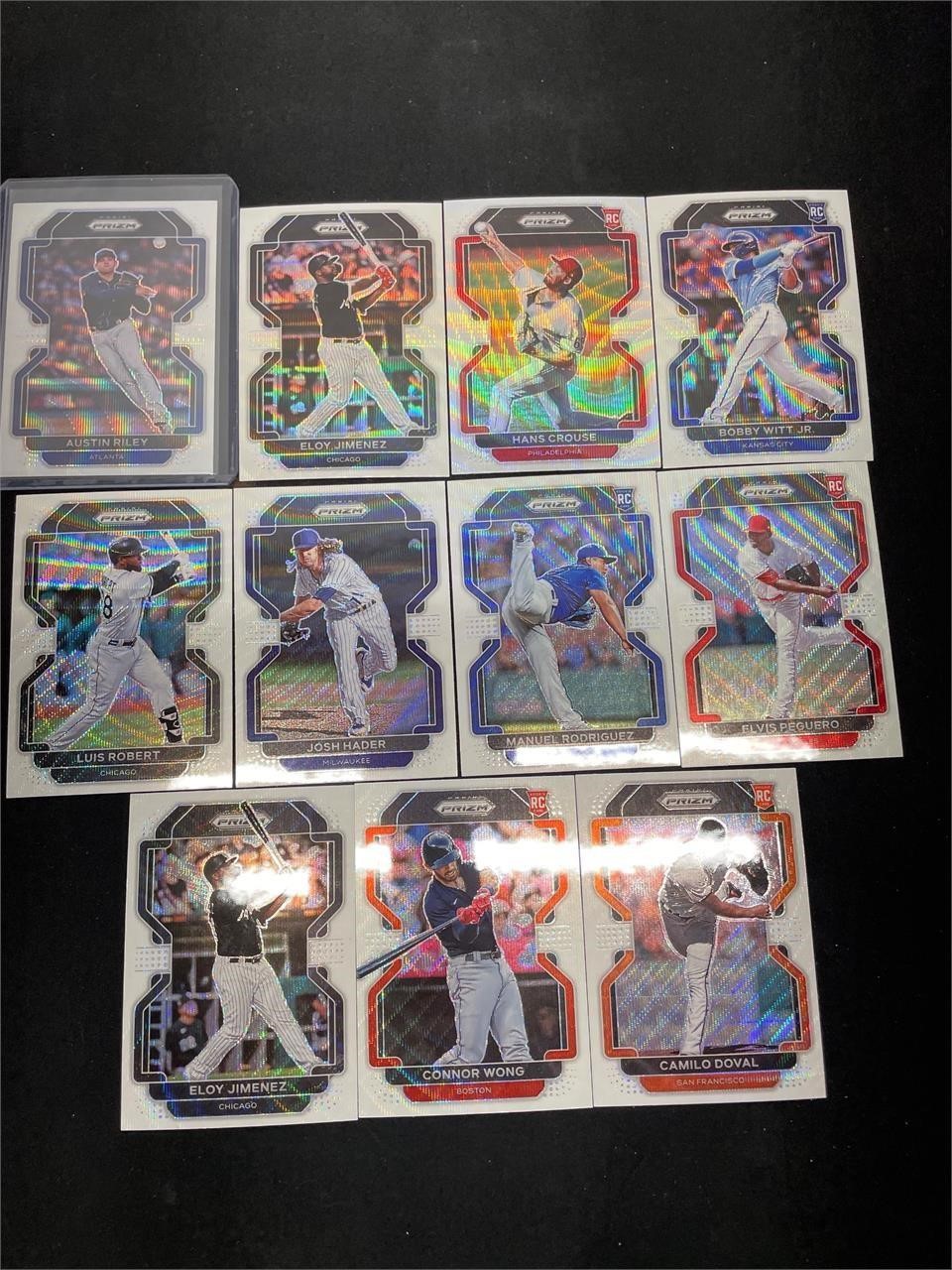 11x Prizm MLB Cards