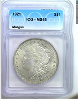 1921 Morgan ICG MS65