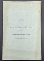 1913 Legal Status of Women in NC Book