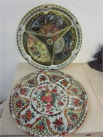 10" Vintage Daher Decorated Ware Serving Trays