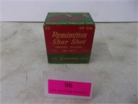 25 CT 20 gauge Remington sure shot two and a h