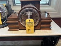 MANTEL CLOCK - FLEET CLOCKS - WOOD - 8x15x6