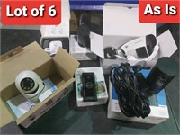 Lot of 6, Defective, Cameras, Various Styles & Bra