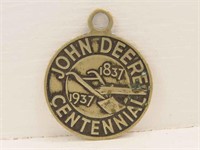 John Deere Steel Plow Centennial Fob 1937