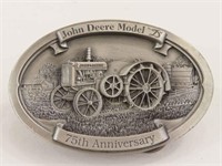 John Deere Model D 75th Anniv Belt Buckle