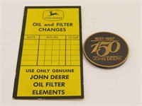 John Deere Oil and Filter Changes, Emblem