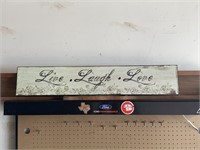 Live - Laugh - Love Wooden Art