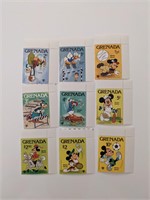 Turks & Caicos 1979 Disney Characters  Stamp Set