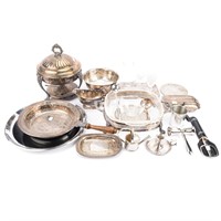 Assortment of silver-plated table & other articles