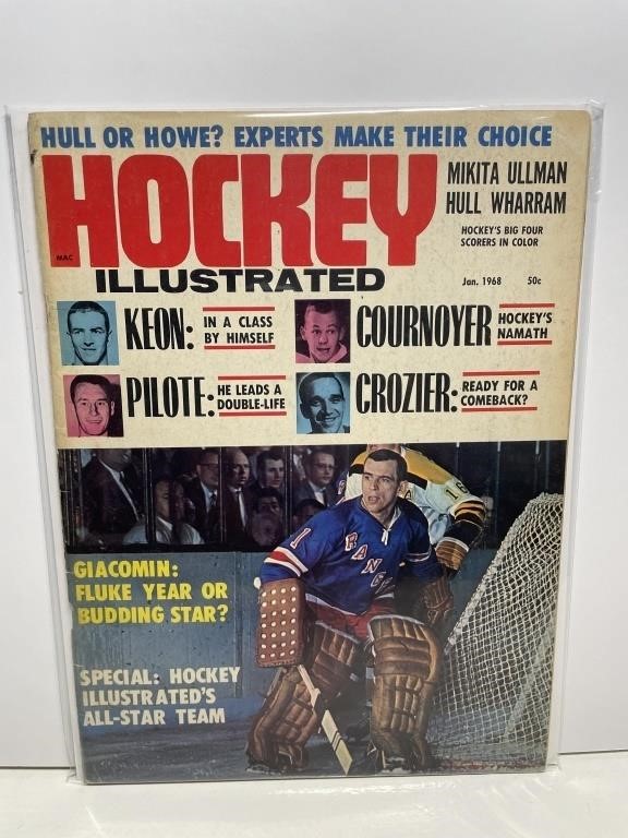 capital hockey illustrated January 68 featuring