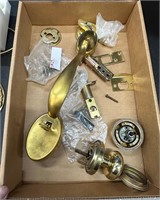 door hardware Brass box lot