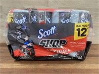 12 pack Scott shop towels