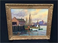 Very Nice Boat Painting