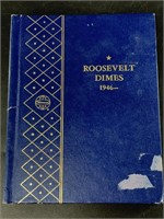 Silver Roosevelt dime collection with 48 Silver Ro