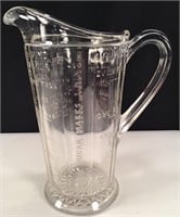 Clear Glass One Quart Measuring Cup Pitcher