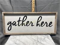 Gather sign