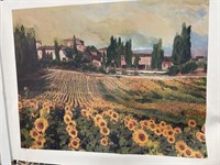 “Tuscan Sunflowers “ by Carol Bergman Lithograph