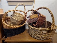 10 Various Sized Baskets