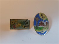 Pr. Kansas lapel pins