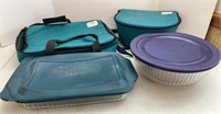 Pyrex insulated carriers & covered dishes