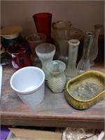 Large Lot Vases and Flower Pots