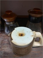 4 Glass Coffee Pots