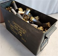 W - LOT OF AMMUNITION IN BOX (F58)