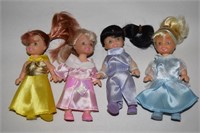 (4) Lovely Patsy Disney Princess-style Dolls 5t