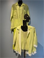 Three Lime Green IC Collection Ladies Separates