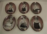 Six Diana Princess of Wales commemorative plates