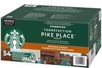 54-Pk Starbucks Pike Place Fairtrade Coffee K-Cup