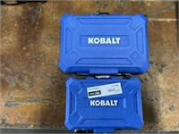 1 LOT ( 2 BOXES) KOBALT TOOL SET ** SOME ITEMS