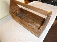Rustic Tool Tote Wooden Box