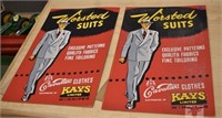 2 - Cardboard Advertising Stands 14" x 26"