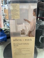 ALLEN AND ROTH MOTORIZED CELLULAR SHADE RET. $90