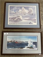 Artist Signed Nautical Prints.