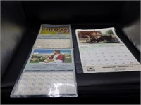 Three Vintage Advertising Calendars 1982 & 1985