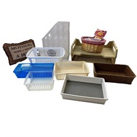 Assorted Storage Baskets and Organizers