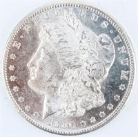 Coin 1880-S Morgan Silver Dollar BU Prooflike