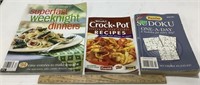 Cookbooks & Sudoku puzzler book