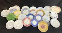 Vintage/antique (most of pictured) saucers