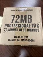 New in box 72 mouse glue boards