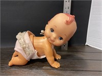 Vintage crawling doll