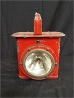 Vintage Delta Elect co metal industrial lantern