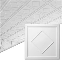 $135  Art3d Drop Ceiling Tiles 24x48 inch White (1