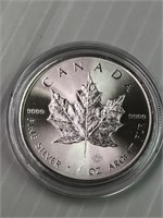 2018 $5 Canada Maple Leaf 1Ounce Silver Coin