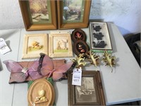 Assorted wall hangings/pictures
